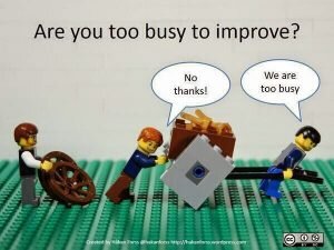 Too busy to improve